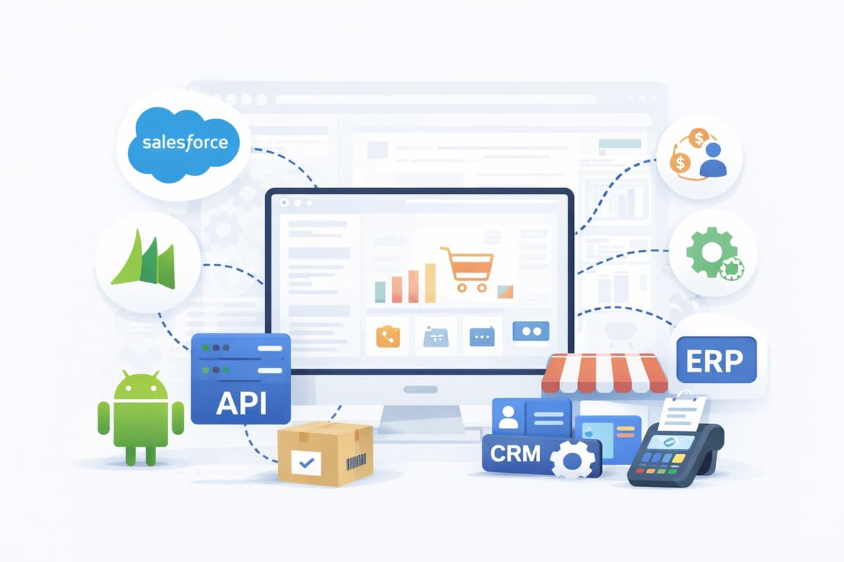 ERP / CRM Integration illustration